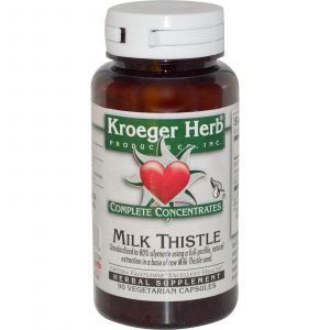 Расторопша, Milk Thistle, Kroeger Herb Co, 90 кап.