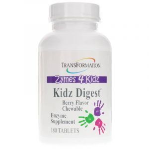 Пищеварительные ферменты для детей, Kidz Digest, Transformation Enzymes, вкус ягод, 180 жевательных таблеток