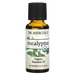 Эвкалипт, эфирное масло, Organic Essential Oil, Eucalyptus, Dr. Mercola, органическое, 30 мл