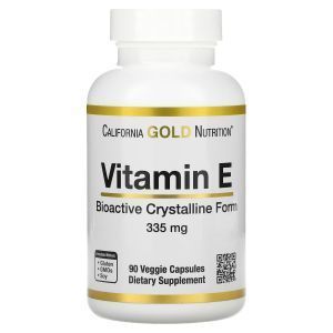 Витамин Е, биоактивный, Bioactive Vitamin E, California Gold Nutrition, 335 мг (500 МЕ), 90 капсул