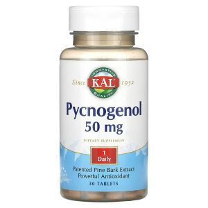 Пикногенол, Pycnogenol, KAL, 30 таблеток