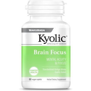 Формула для мозга, Brain Focus, Kyolic, 60 вегетарианских каплет