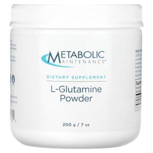 L-глютамин порошок, L-Glutamine Powder, Metabolic Maintenance, 200 г
