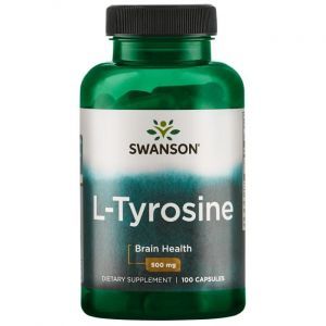 L- тирозин, L-Tyrosine, Swanson, 500 мг, 100 капсул