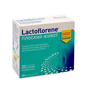 Плоский живіт, Pancia Piatta, Lactoflorene, 20 пакетиків