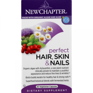 Витамины для ногтей, волос и кожи, Perfect Hair, Skin & Nails, New Chapter, 30 вегетарианских капсул
