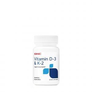 Витамин D-3 и К-2, здоровье костей, Vitamin D3 and K2, GNC, 90 гелевых капсул