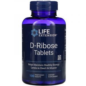 Д-рибоза, D-Ribose, Life Extension, 100 таблеток (Default)