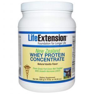 Концентрат сывороточного протеина, Life Extension, 520 г
