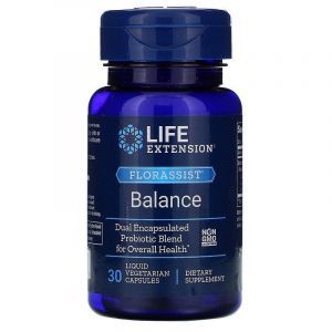 Пробиотики, FlorAssist, Balance, Life Extension, 30 капсул