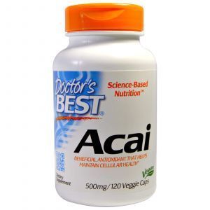 Асаи, Acai, Doctor's Best, 500 мг, 120 капс