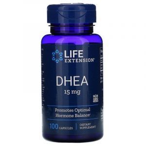 Дегидроэпиандростерон, DHEA, Life Extension, 15 мг, 100 капсул (Default)