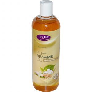 Кунжутное масло для кожи, Sesame Oil, Life Flo Health, 473 мл