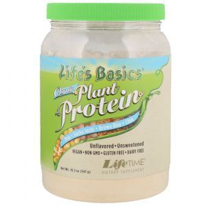 Растительный белок, Plant Protein, LifeTime Vitamins, органик, 547 г