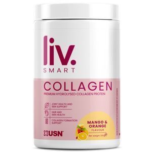 Коллаген, LivSmart Collagen, USN, вкус манго-апельсин, 330 г 
