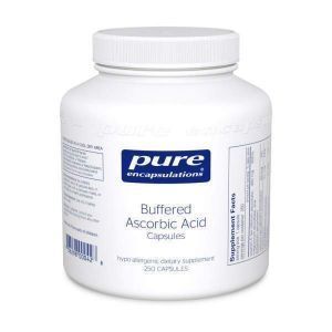 Буферизированная Аскорбиновая Кислота, Buffered Ascorbic Acid, Pure Encapsulations, 250 капсул