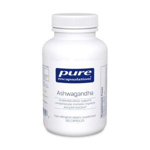 Ашвагандха, Ashwagandha, Pure Encapsulations, 120 капсул