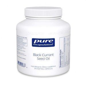 Масло семян черной смородины, Black Currant Seed Oil, Pure Encapsulations, 250 капсул
