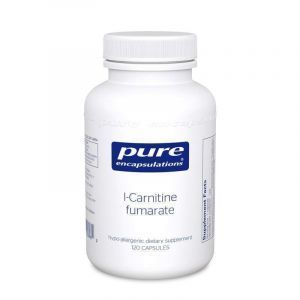 L-карнитин фумарат, l-Carnitine fumarate, Pure Encapsulations, 120 капсул