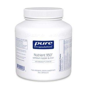 Мульти-витаминная/минеральная формула без железа и меди, Nutrient 950, Pure Encapsulations, 180 капсул