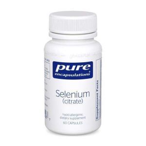 Селен (цитрат), Selenium (citrate), Pure Encapsulations, 60 капсул