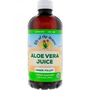Сок алоэ вера, Aloe Vera Juice, Lily of the Desert, из мякоти листа, 946 мл