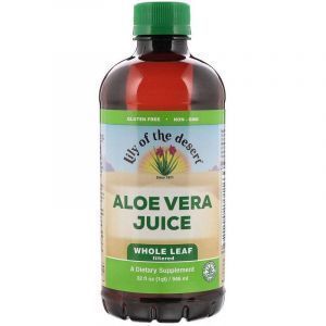 Сок алоэ вера, Aloe Vera Juice, Lily of the Desert, фильтрованный из мякоти листа, 946 мл