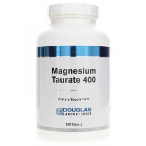 Магний таурат, Magnesium Taurate, Douglas Laboratories, поддержка работы сердца и формирования костей, 400 мг, 120 таблеток
