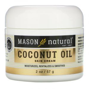 Крем для кожи с кокосовым маслом, Coconut Oil Beauty Cream, Mason Natural, 57 г.