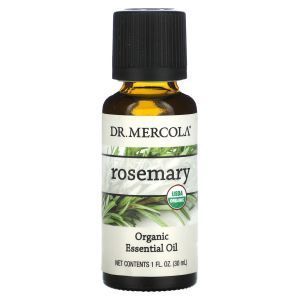 Розмарин, эфирное масло, Organic Essential Oil, Rosemary, Dr. Mercola, органическое, 30 мл