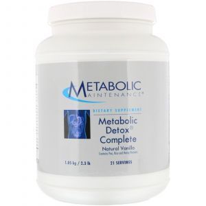Метаболический очищающий комплекс, Metabolic Detox Complete, Metabolic Maintenance, 1,05 кг