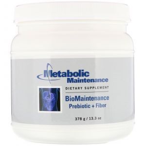 Пребиотик + клетчатка, Prebiotic + Fiber, Metabolic Maintenance, 378 г