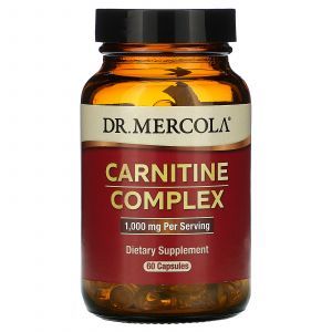 Карнітіновий комплекс, Carnitine Complex, Dr. Mercola, 1000 мг, 60 капсул