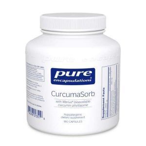 Фитосомы куркумина c высокой биологической доступностью, CurcumaSorb, Pure Encapsulations, 180 капсул