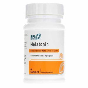 Мелатонин, Melatonin-SR, Klaire Labs,  замедленного высвобождения, 2 мг, 60 вегетарианских капсул