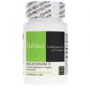Мелатонин, Melatonin Spray, DaVinci Laboratories of  Vermont, 3 мг, 30 мл