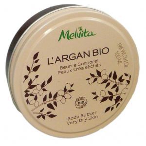 Твердое масло для тела "Аргания", L'Argan Bio Body Butter Very Dry Skin, Melvita, 100 мл 
