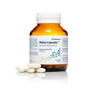 Альфа-липоевая кислота, Meta Lipoate, Metagenics, 200 мг, 60 таблеток