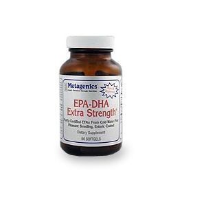 Омега-3 жирные кислоты, EPA-DHA Extra Strength, Metagenics, 715 мг, 60 гелевых капсул
