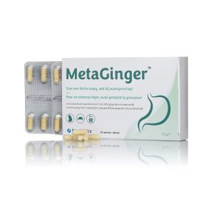 Имбирь, MetaGinger, Metagenics, с витамином В6, 30 капсул