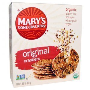 Оригинальные крекеры из цельного зерна (Original Crackers), Mary's Gone Crackers, 184 г.
