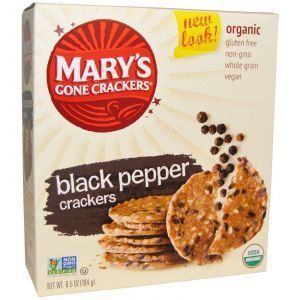 Органические крекеры из черным перцем, Mary's Gone Crackers, 184 г.