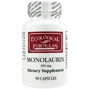 Монолаурин, поддержка иммунитета, Monolaurin, Ecological Formulas, 300 мг, 90 капсул