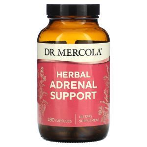 Травяная поддержка надпочечников, Herbal Adrenal Support, Dr. Mercola, 180 капсул