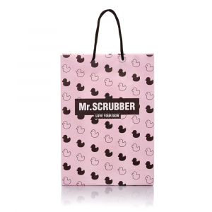 Великий подарунковий пакет, Big bag for presents, Mr. Scrubber, рожевий