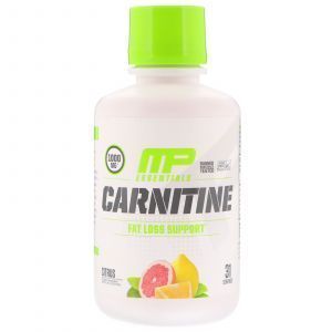 Карнитин, жиросжигатель, Carnitine, Fat Loss Support, MusclePharm, 1000 мг, 473 мл