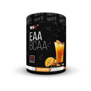 Аминокислоты ВСАА и EAA вкус манго-маракуйя, Nutrition BCAA & EAA Zero, MST, 520 г