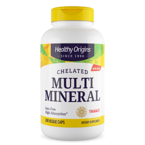 Хелатированный мультиминерал, Chelated Multi Mineral, Healthy Origins, 240 кап.