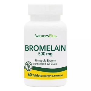 Бромелайн, Bromelain, Nature's Plus, 500 мг, 60 таблеток
