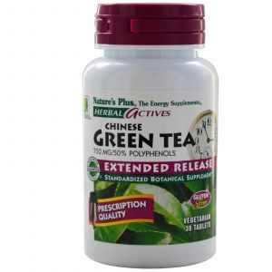 Зеленый чай, Nature's Plus, 750 мг, 30 таблеток